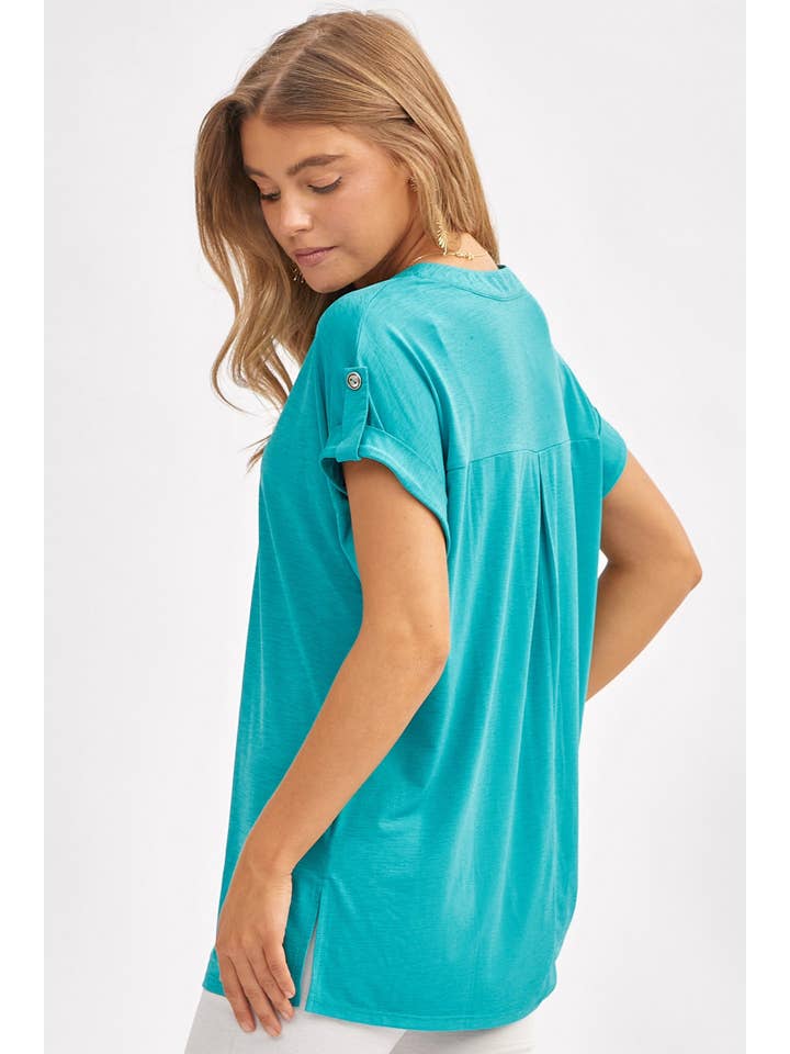 Dear Scarlett - Wholesale Tunic - Women's - Solid Soft Dolman Sleeve Top