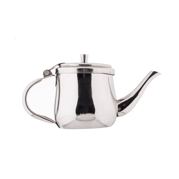 TableCraft Products Company - Wholesale Tea Pot - 10 oz Teapot, Stainless Steel1