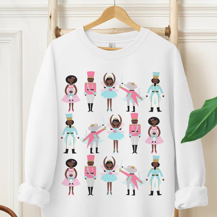 Black Nutcracker Ballet Shirt, Christmas Winter Sweatshirt for wholesale by NVC Ecommerce LLC