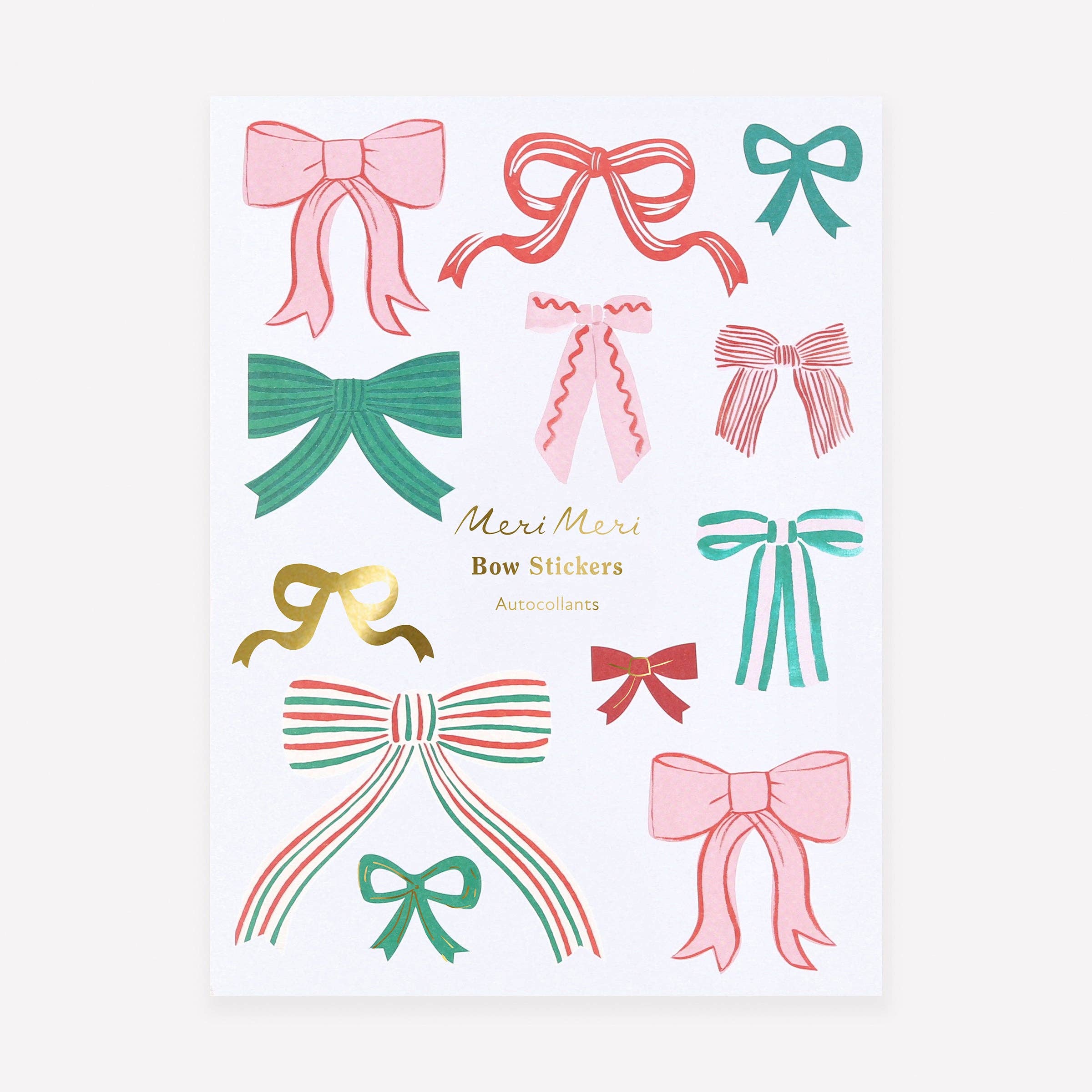 Meri Meri - Wholesale Sticker - Bow Stickers
