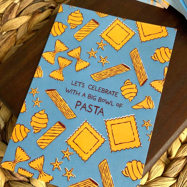 papierwinkel - Wholesale Birthday Card - Pasta Card | Congratulations Cards | Pasta Birthday Cards
7