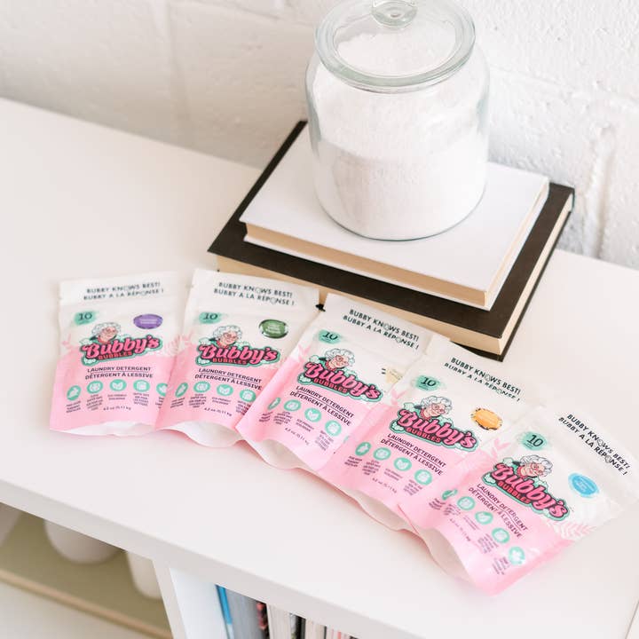 Bubby's Bubbles - Wholesale Laundry Detergent Powder/Pods - Bubby's Bubbles Laundry Detergent Bag (10,60,120&240 Loads)