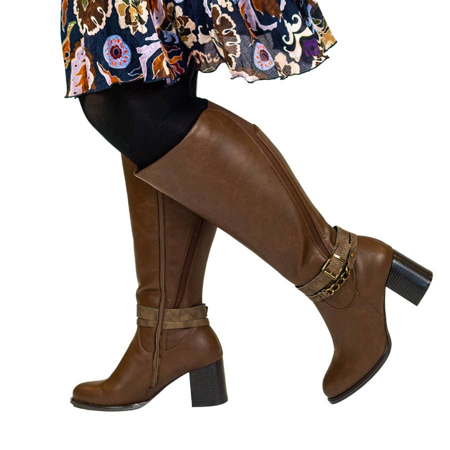 Gabylou - Wholesale Boots - Women's - 2XL Boots for Wide Calves - Lemon Model1