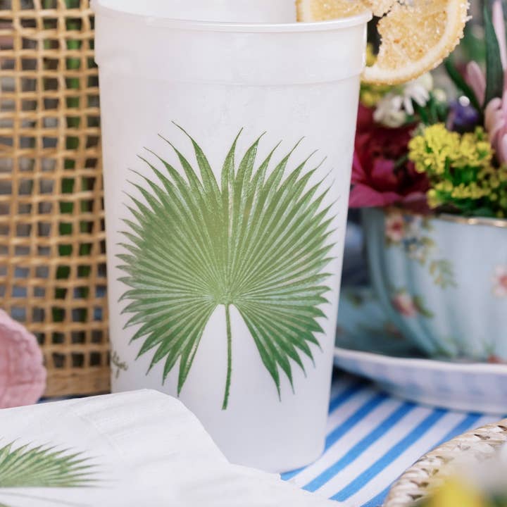 Alexa Pulitzer - Wholesale Disposable Cup - Palm 16oz Pearlized Cups2