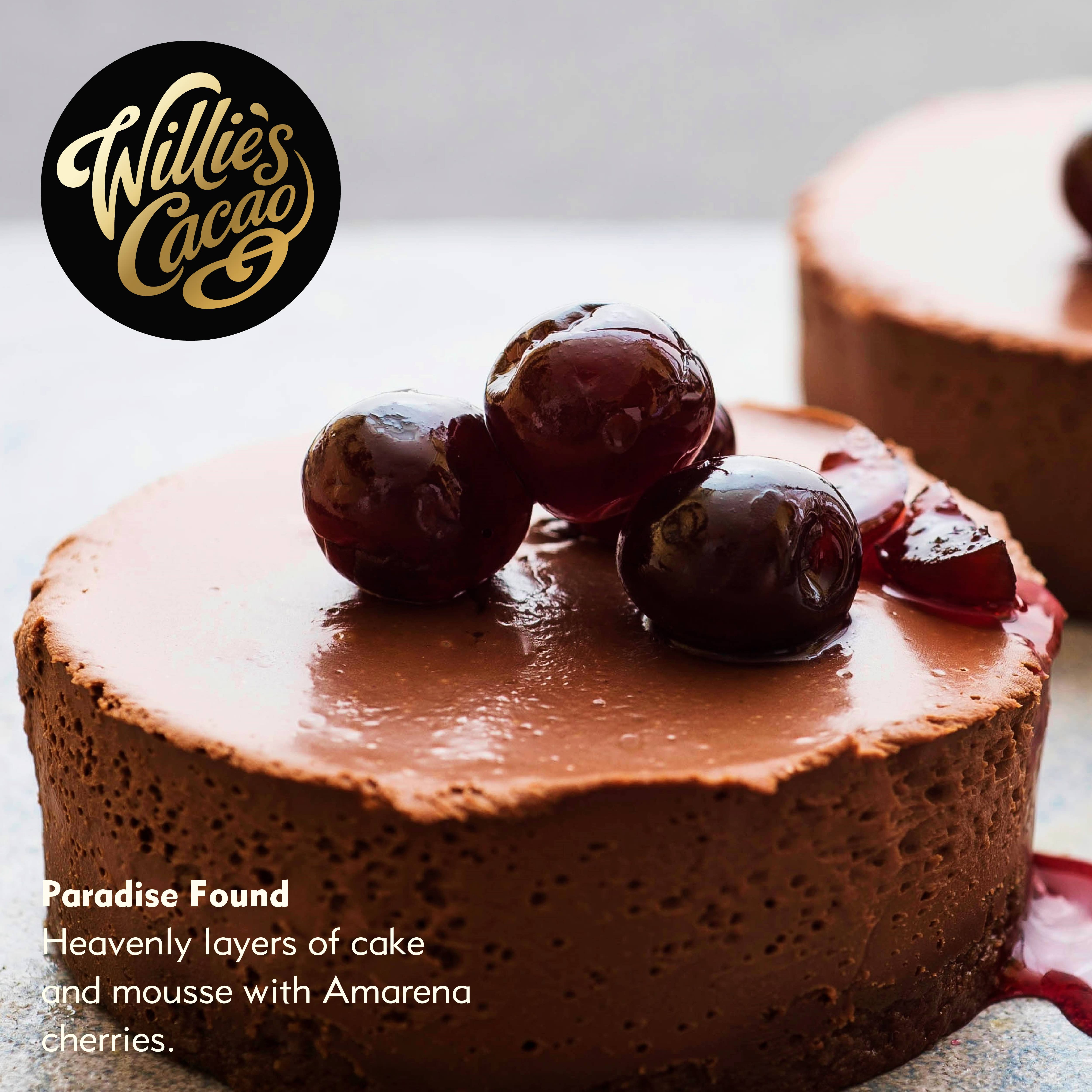 Willie's Cacao – wholesale Chocolate – Chefs Drops. Rio Caribe 72% couverture dark chocolate. Coffee, nutty notes. Vegan. 150g3