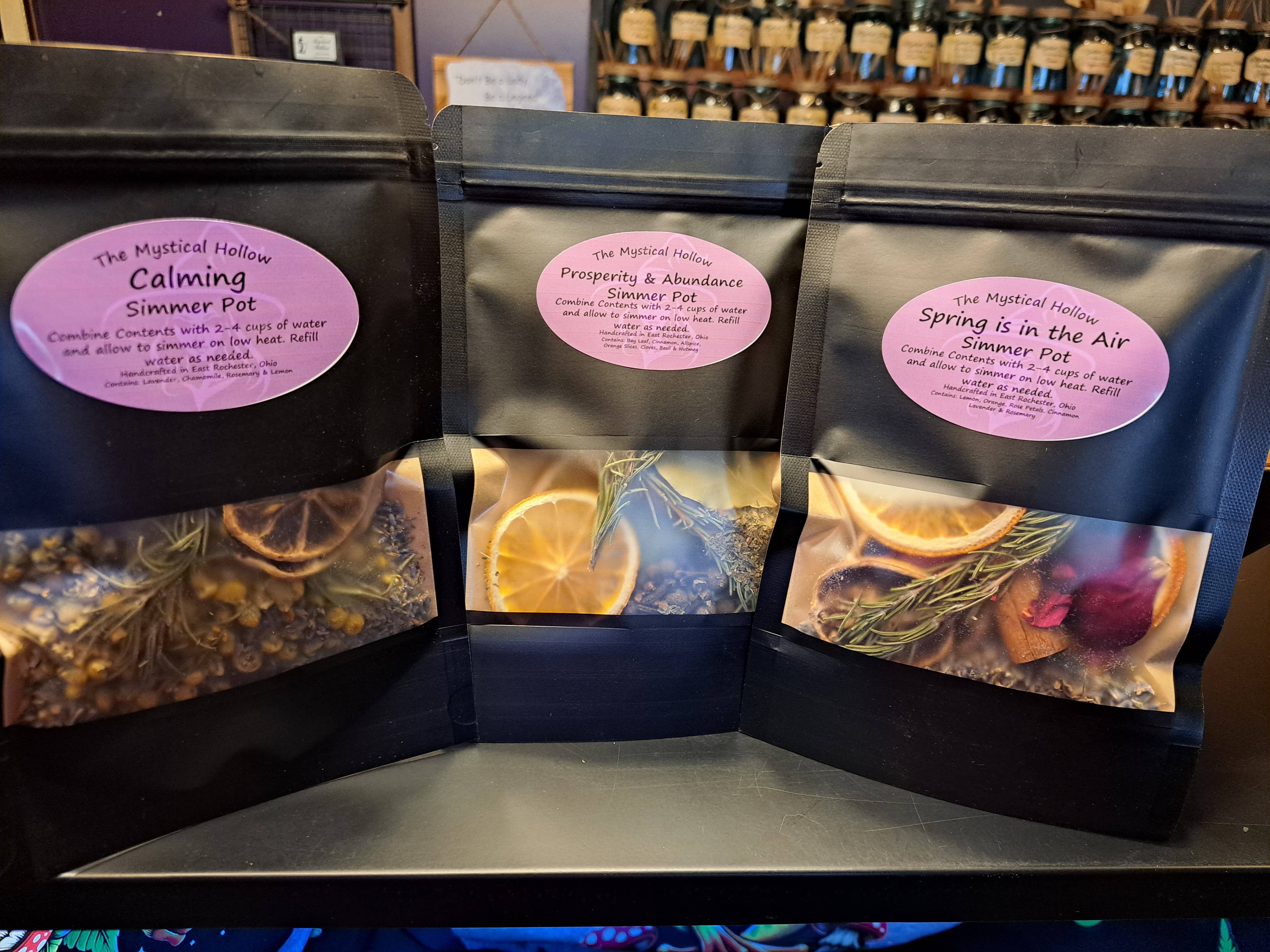 The Mystical Hollow - Wholesale Meditation Supplies - Prosperity & Abundance Simmer Pot Kit1