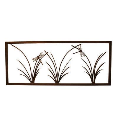 Three Reed Panel Garden Small Wall Art for wholesale by Overwrought
