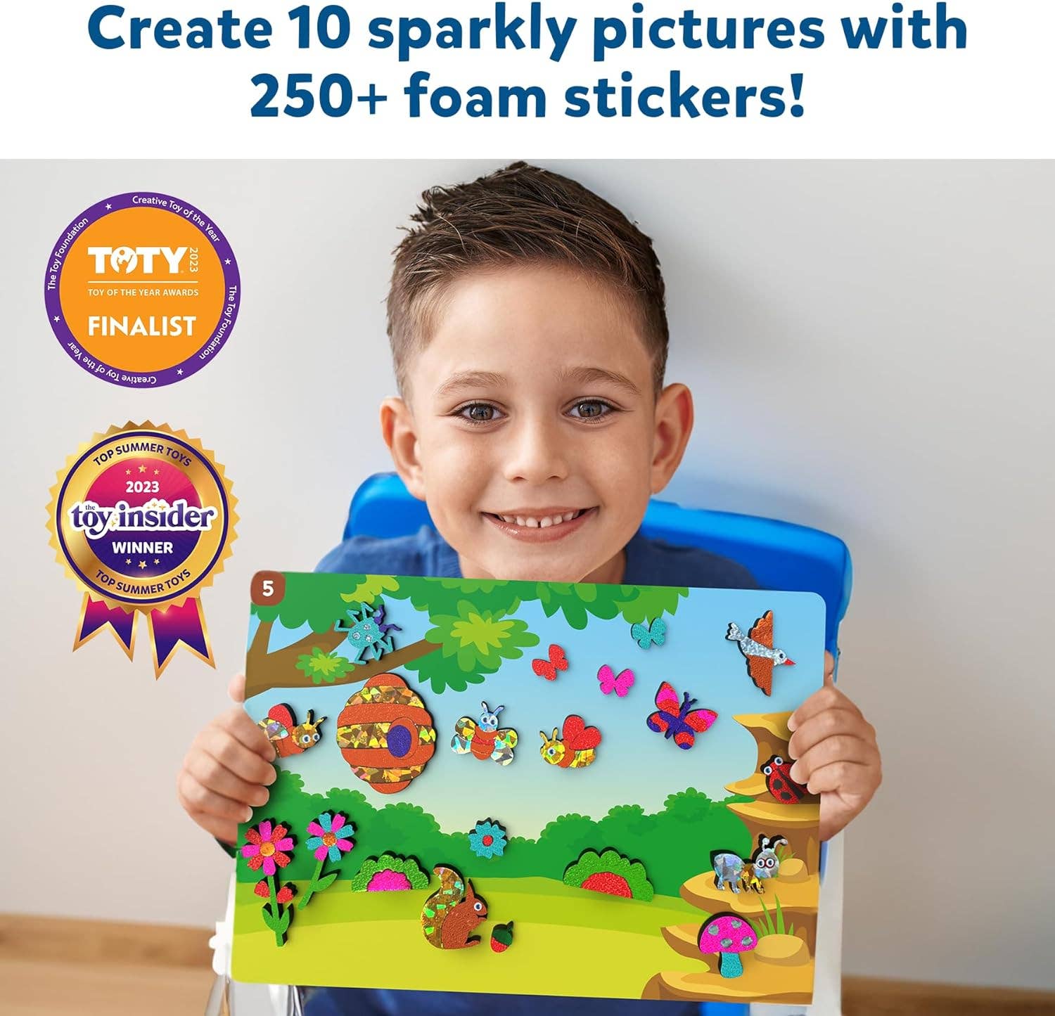 Skillmatics - Wholesale Art Set - Kids & Baby - Skillmatics - Foil Fun - Bugs & Butterflies Art for Kids3