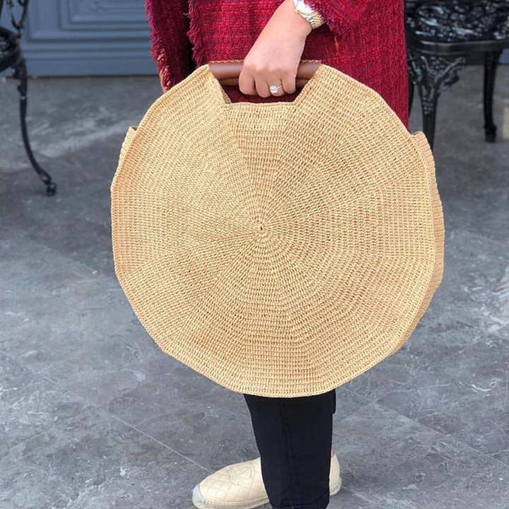 Sac surdimensionné XL Hoop Crochet pour la vente par Darling Spring