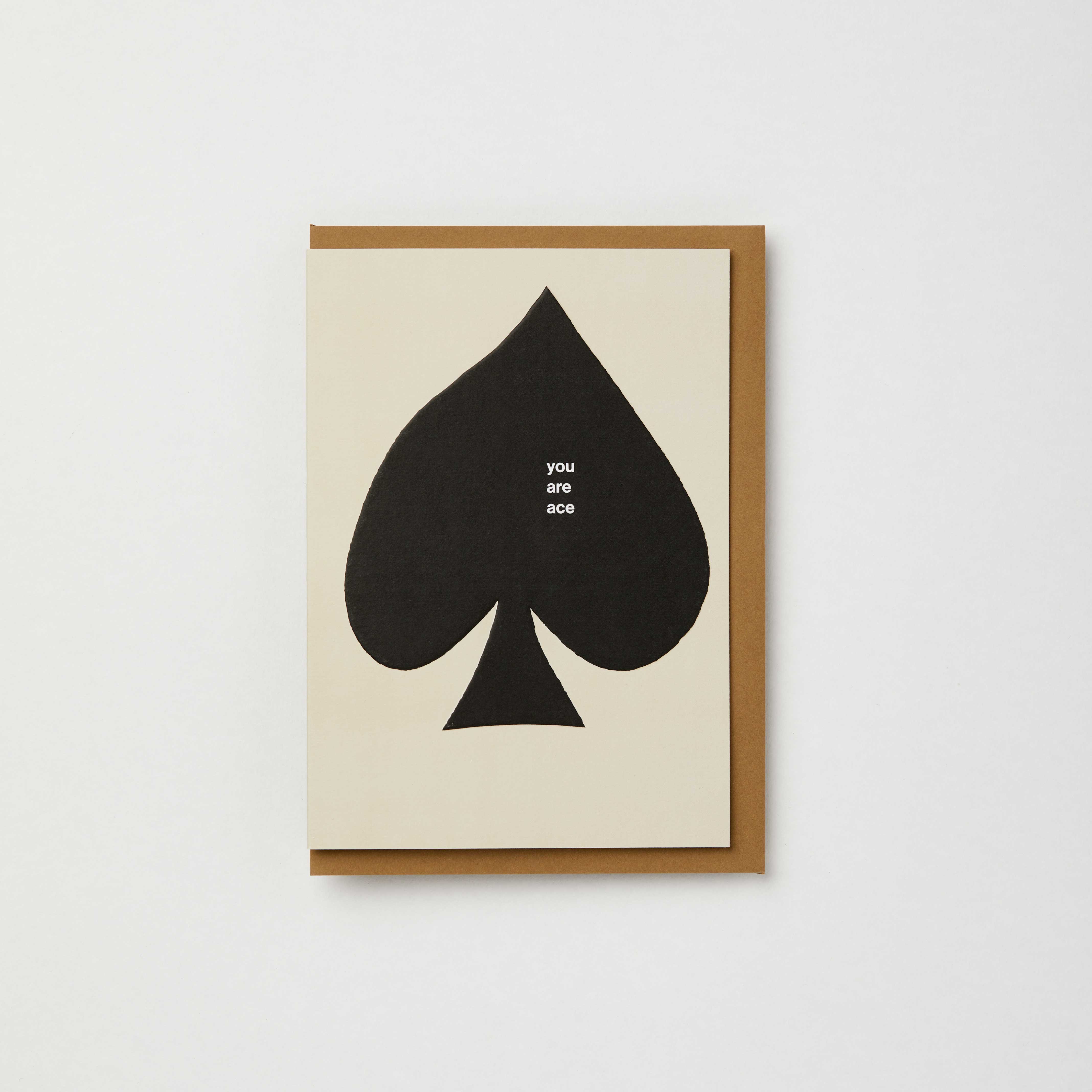 Kinshipped – wholesale Friendship card – You Are Ace friendship/thank you card1