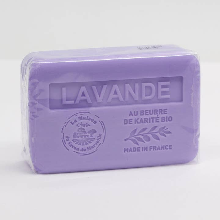Shea Butter Soap- Lavender 250g/8.8oz for wholesale by La Maison du Savon de Marseille