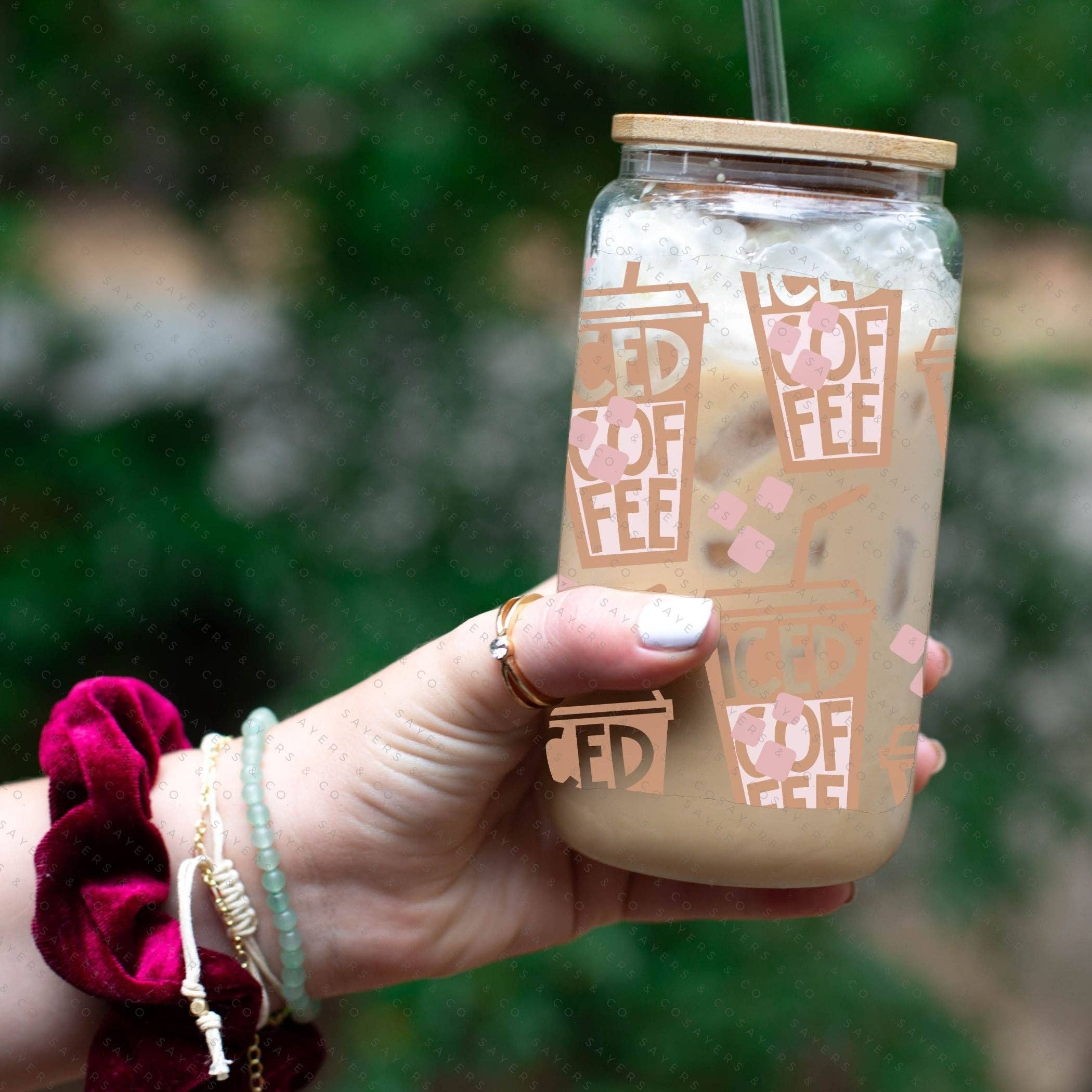 Sayers & Co. - Wholesale Sublimation Transfer - PRINTED Sublimation Transfer or Vinyl Print- Iced Coffee 16oz Print (Copy)3