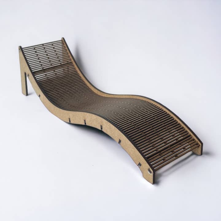 MB Cordas - Wholesale Doll accessory kit – Kids - Mini Pool Bench Patio Chaise Lounge Chair 12” doll Furnitur4