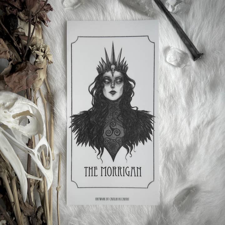 Morrigan Altar Candle Stickers - Pack of 5 Vinyl Stickers for wholesale by Caitlin McCarthy Art