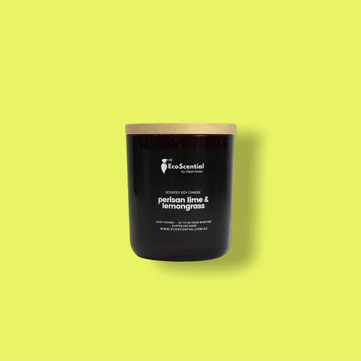 Persian Lime & Lemongrass Large Candle for wholesale by Three Lifetimes
