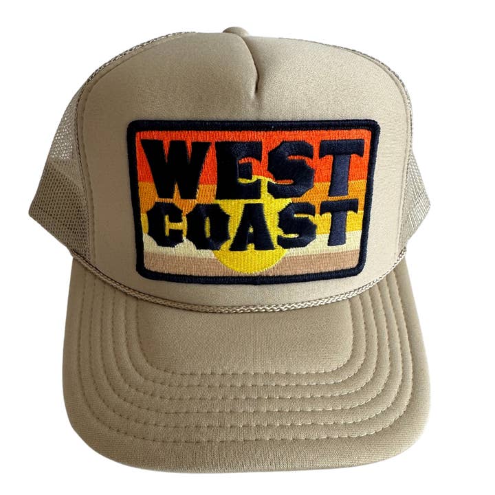 Local Beach - Wholesale Trucker hat – Unisex - West Coast Patch Trucker Hat2