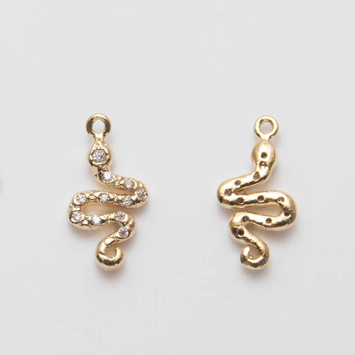 SERPENT CHARM for wholesale by Goldie Charm Bar