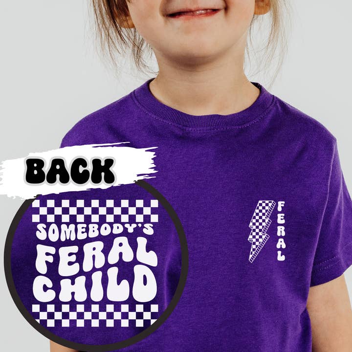 Page and Riggs Designs, LLC - Wholesale Screen Printed T-Shirt - Kids - Feral Child Tee3