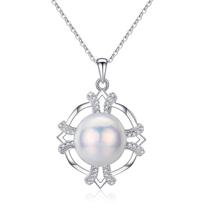 Timeless Pearl – wholesale Pendant/charm necklace – Angelic Classic Pearl Necklace