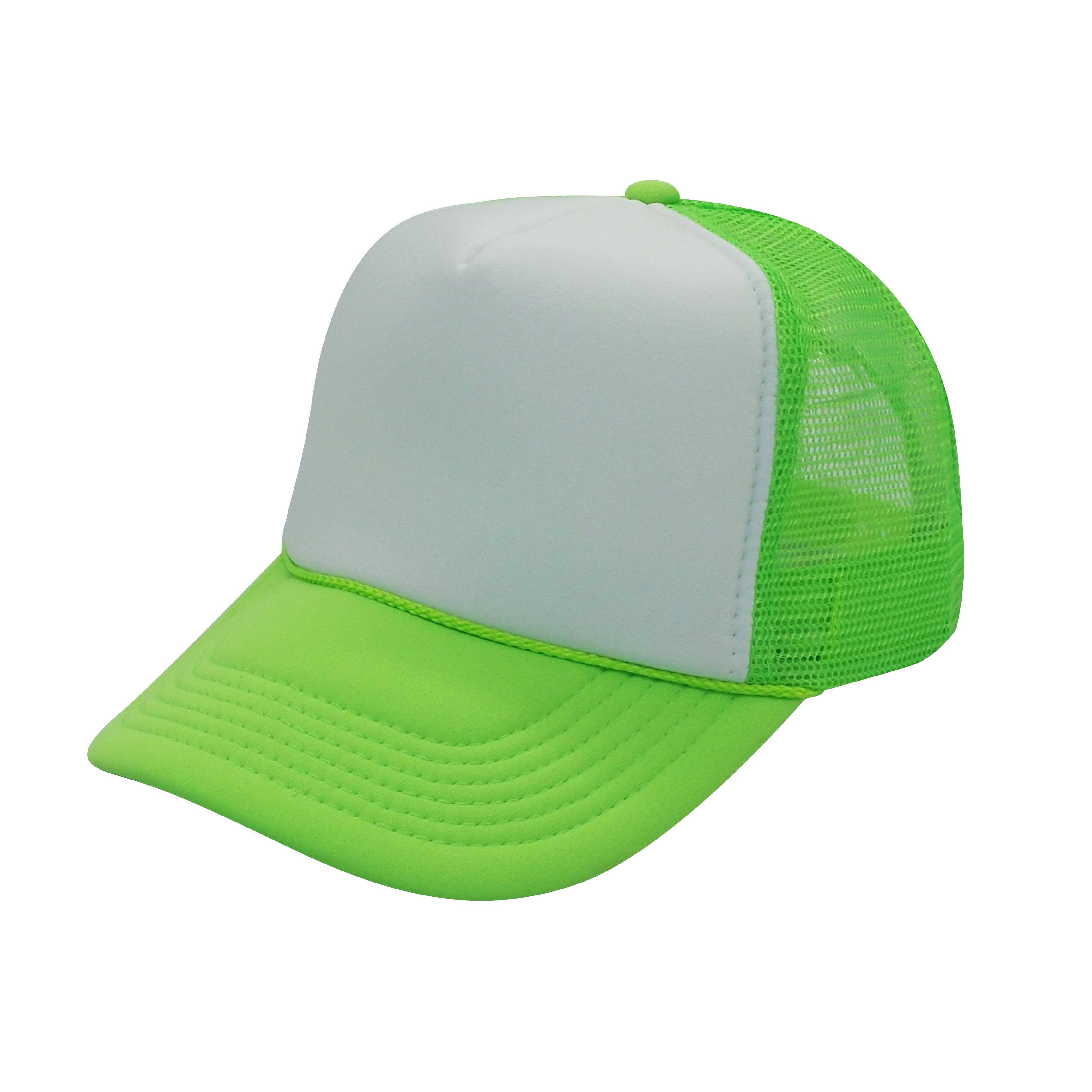 The Park Wholesale - Wholesale Trucker Hat - Unisex - Nissun Neon Color Foam Mesh Trucker Hats Caps, Blank Two Tone Snapbacks10
