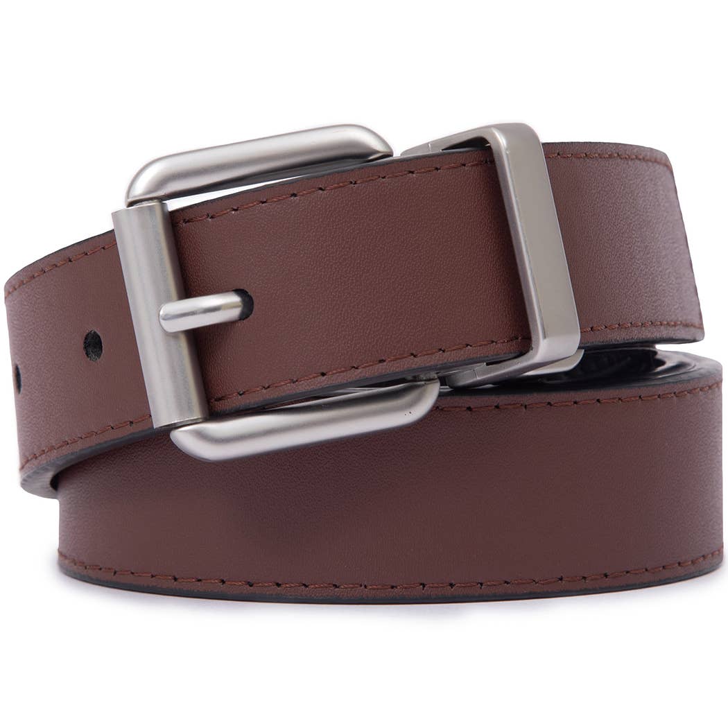 Black Brown Kids Reversible 2-in-1 Belt for wholesale on Faire1