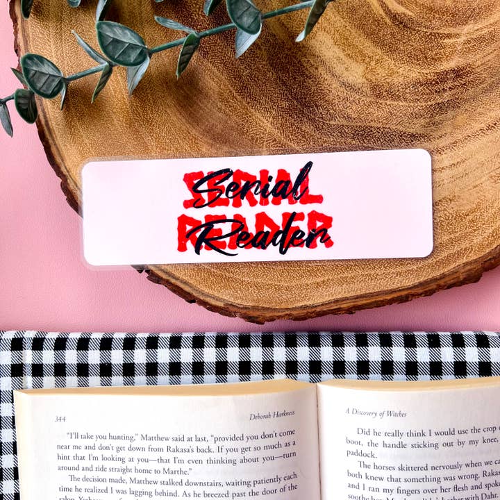 Serial Reader Bookmark for wholesale by Cozy Reads Shop