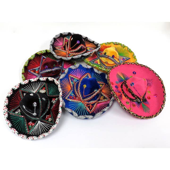 El Paso Saddleblanket - Wholesale Hat Accessory - Women's - Colorful Mini Sombrero