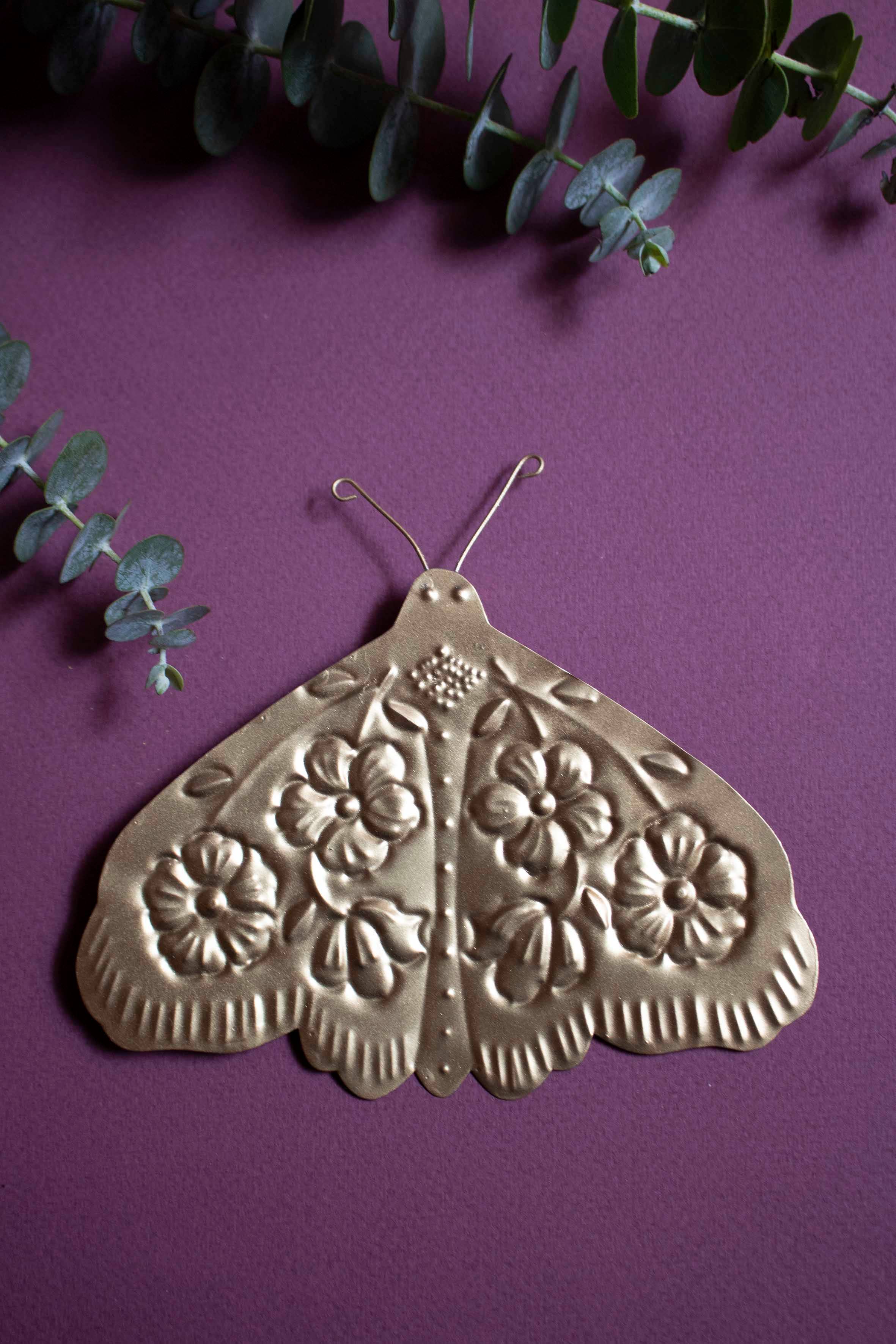 P.I. Project France – wholesale Dimensionell/3D-väggkonst – Gyllene fjärilar - mexikanska milagros - ex-voto2