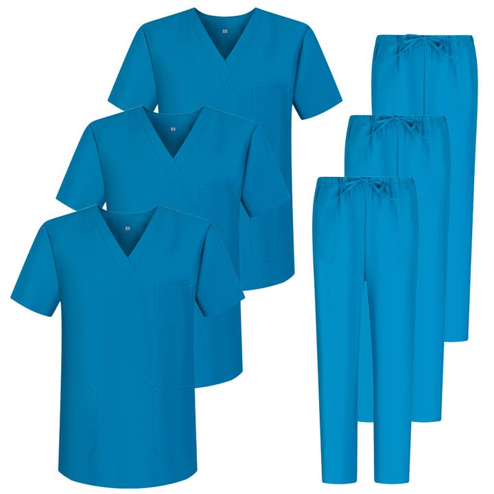 MISEMIYA - Wholesale Healthcare Uniform - Women's - 3-Unit Pack - Unisex Sanitary Uniform 3-6801-68029