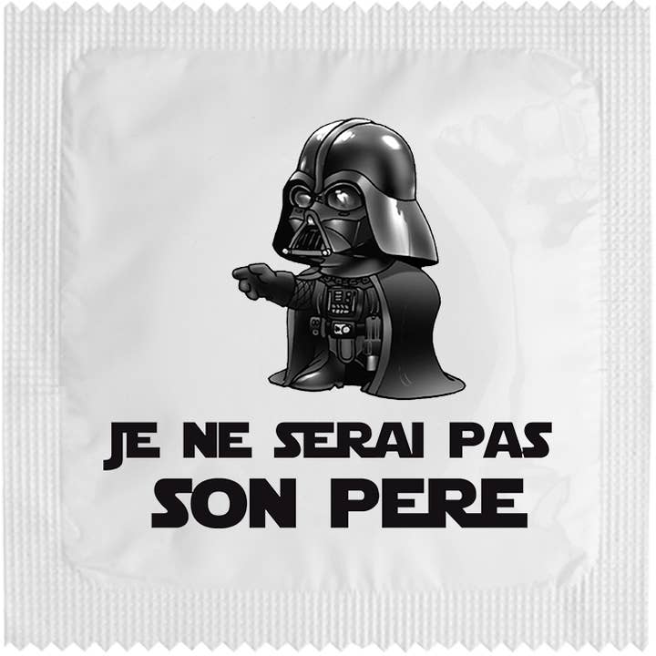 CALLVIN EU – wholesale Skämtpresent/liten present – Kondom: Dark Capote humoristiskt kondom från CALLVIN EU1