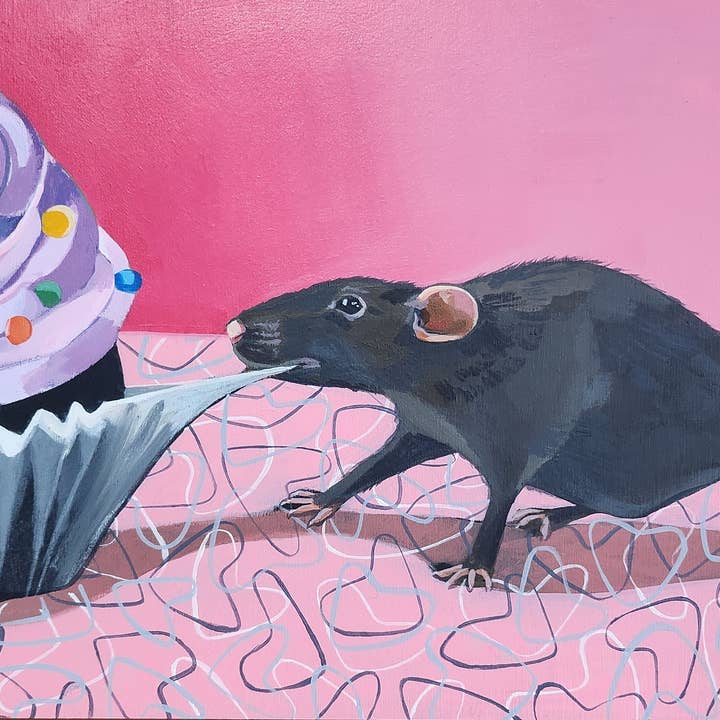 FLYN - Venta al por mayor Gorro de lana - Unisex - Gorro Rats Got My Cake3