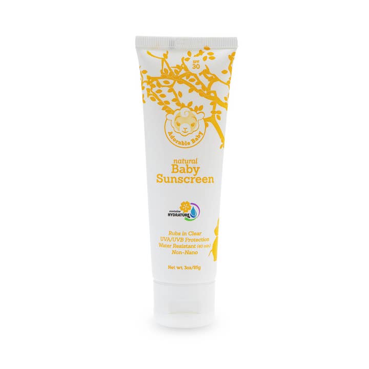 Natuurlijke zonnebrandcrème Spf 30 voor wholesale door Adorable Baby