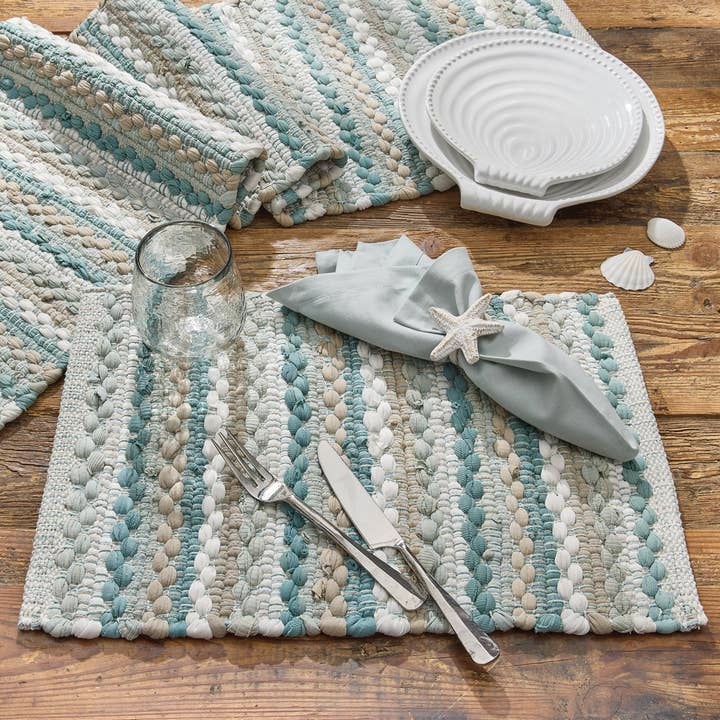 Split P - Wholesale Table Runner - Coastal Chindi Runner 54"L