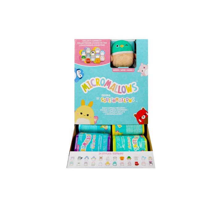 License 2 Play Toys - Wholesale Stuffed/Plush Toy - Kids & Baby - Squishmallows Mini 2.5" Plush Micromallow 12pc Display