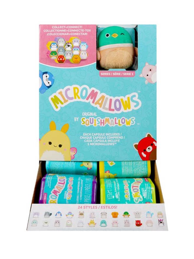 Squishmallows 2.5" Mystery Micromallow Plush in 12pc Display for wholesale by License 2 Play Toys