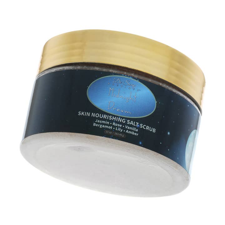 Midnight Dream Skin närande saltskrubb för wholesale av De Soap Boutique TM