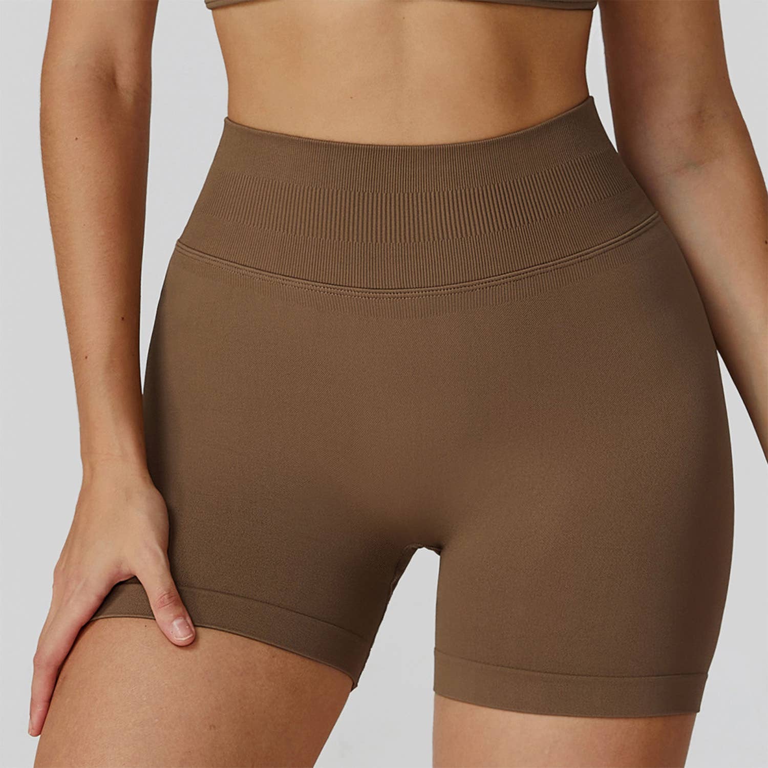 Crave by FW - Wholesale Athletic Shorts - Women's - High Waist Workout Short Tummy Biker Shorts8