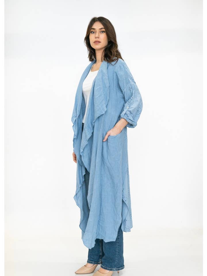LINEN & COTTON HOUSE - Wholesale Outerwear Vest - Women's - 25806 LUNA SPRING CLOTHING JACKET