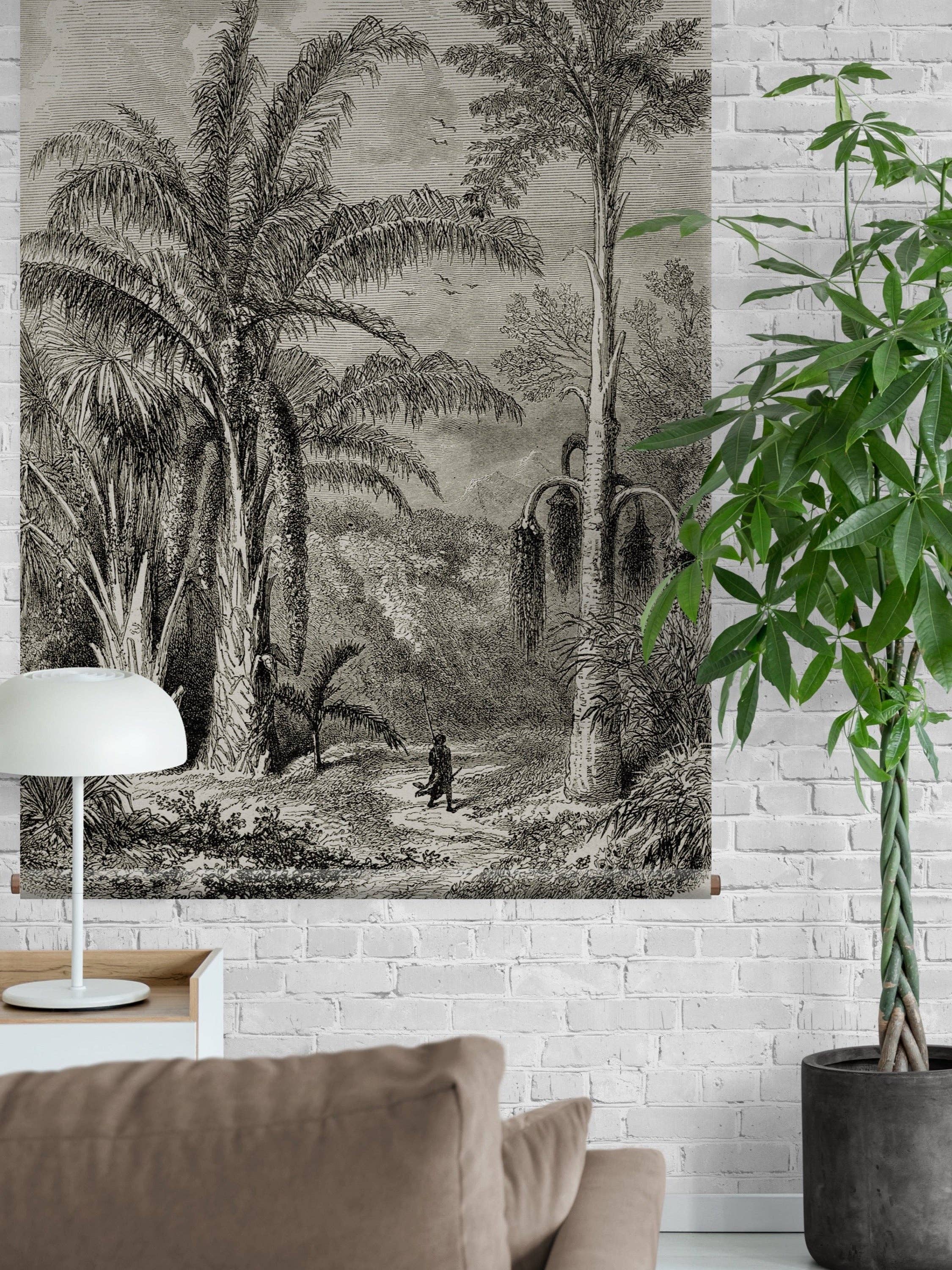 Art Your Wall – wholesale Tapestry/textile – Madagascar Jungle Textile Wallhanging1