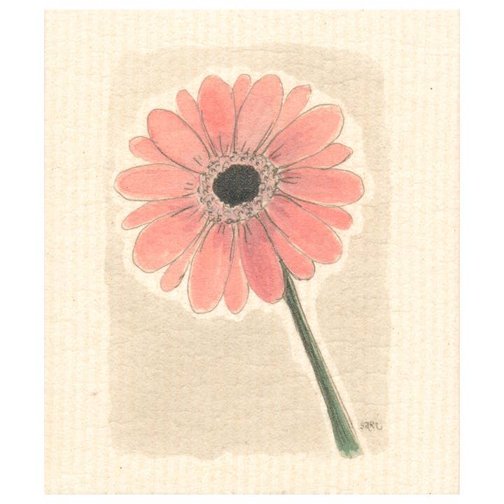 Torchon avec motif gerbera pour la vente par More Joy Home