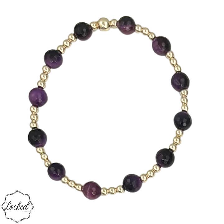 Wild & Free - Purple Tiger Eye - 685 for wholesale by Locked by Lula 'n' Lee