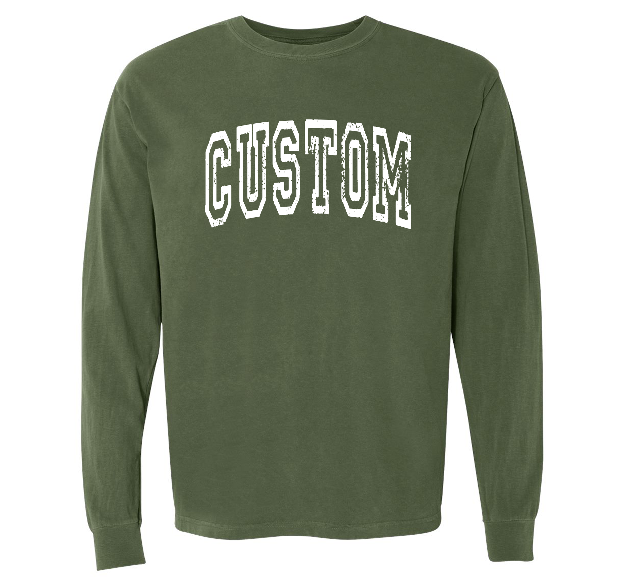 Miche Custom - Vente T-shirt sérigraphié – femme - Chemise à manches longues avec logo personnalisé, une impression, Comfort Colors®2