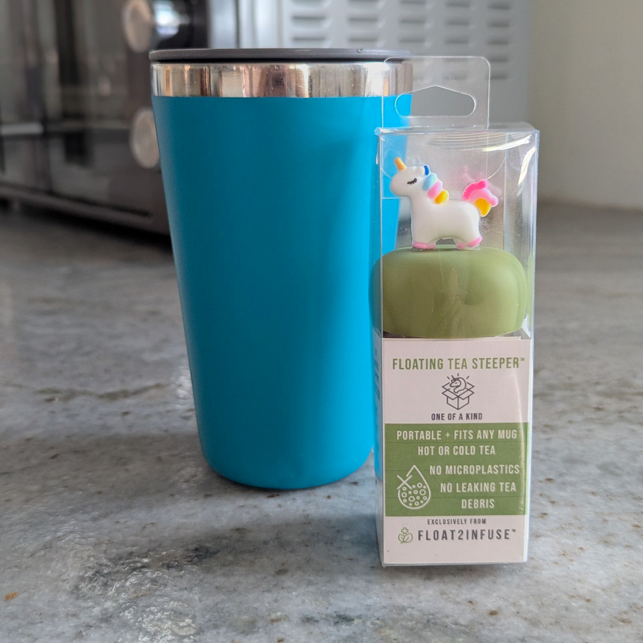 Float2infuse Tea Infuser - Wholesale Tea Strainer/Infuser - Clear Box Hangable Packaging  | Tea Steeper | PET Plastic3