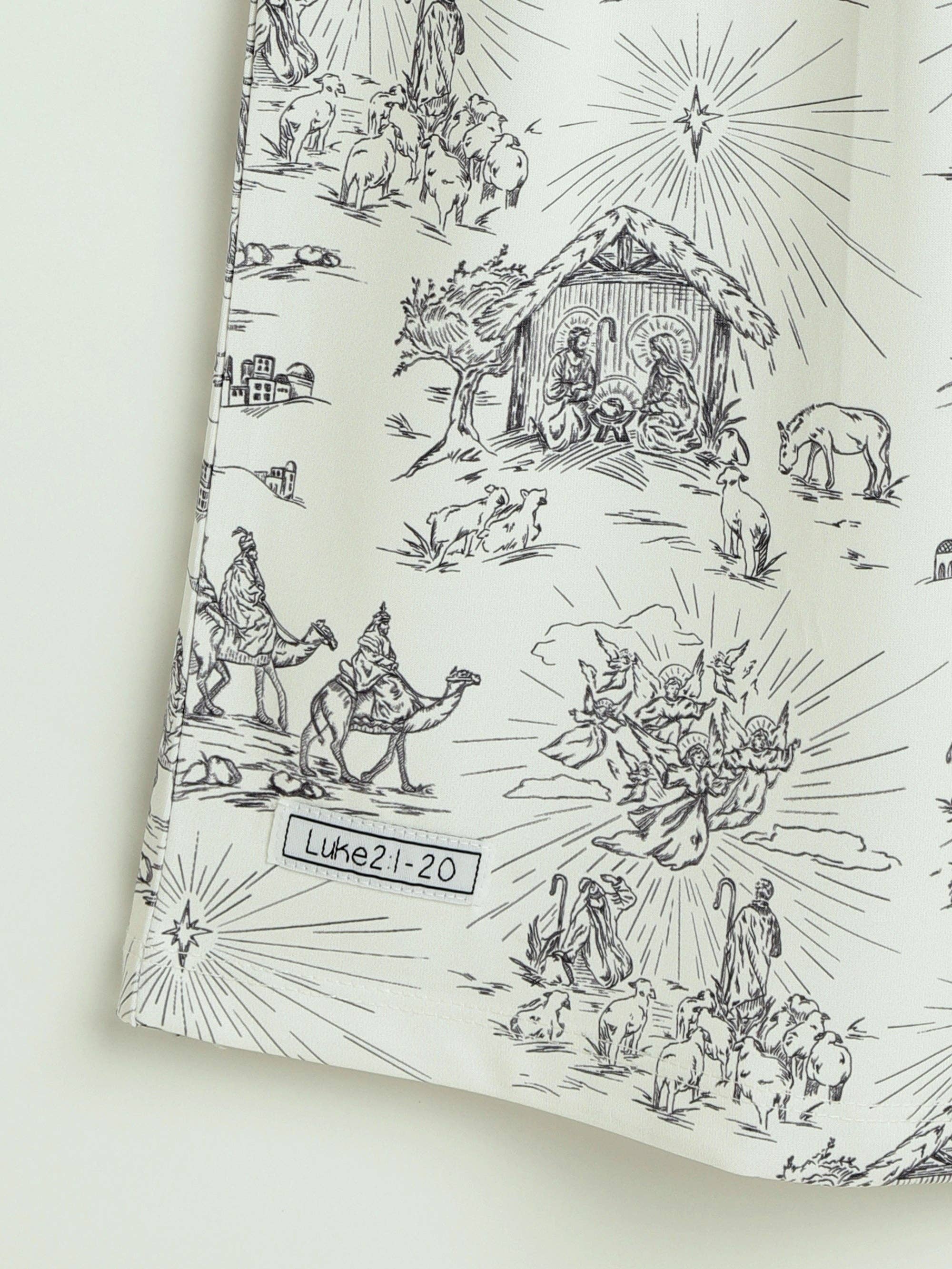 Holy Pals - Vendita all'ingrosso Camicia da notte - Bambini - Camicia da notte O Little Town of Bethlehem per bambine in poliestere2