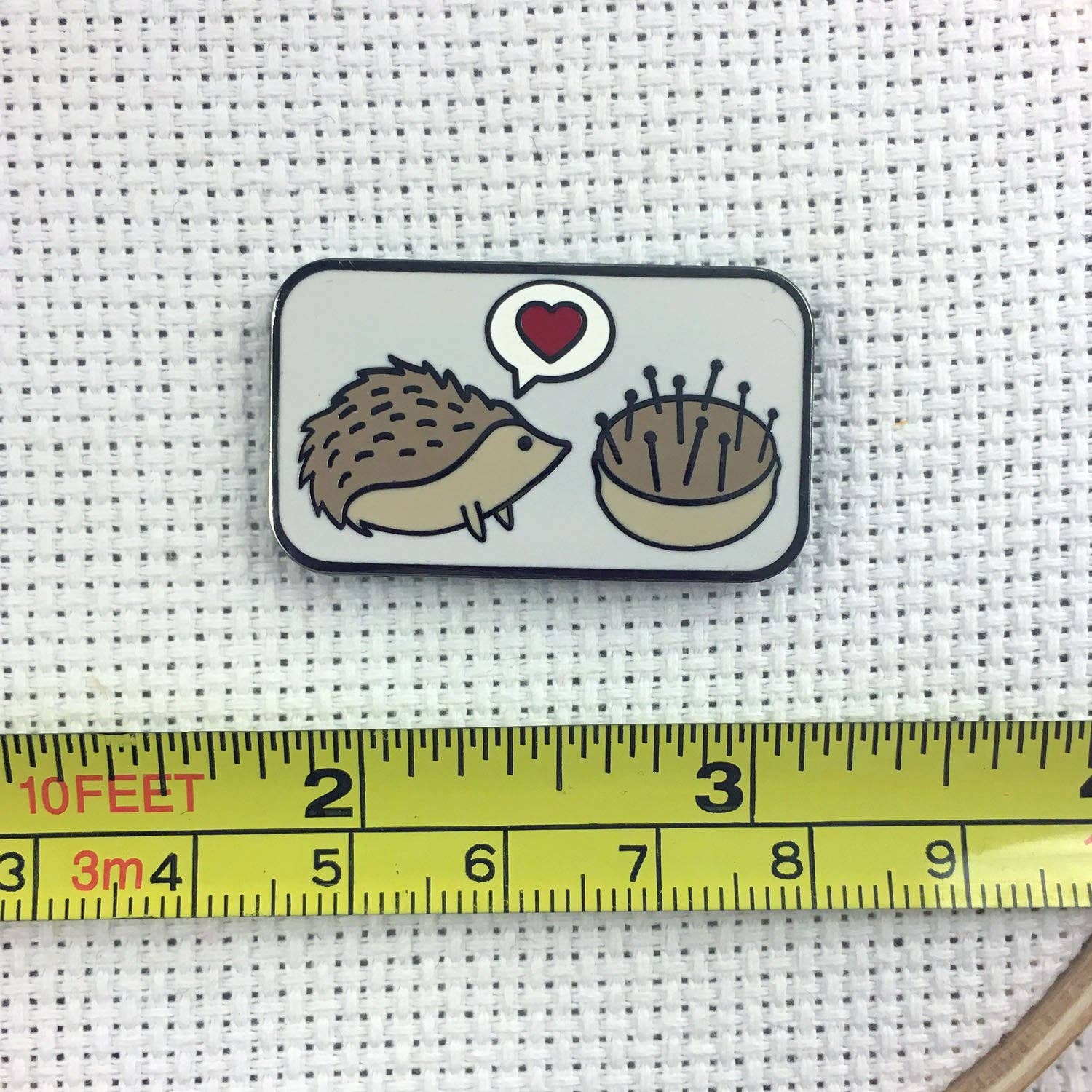 Snarky Crafter Designs – wholesale Knitting/Crochet Supplies – Hedgehog Pincushion Love Needle Minder6