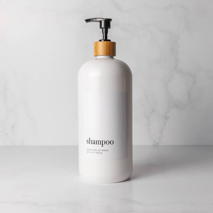 Joie Designs Co. | Refillable Bottles - Wholesale Bath & Body Set - 32 oz Shower Set - Shampoo, Conditioner, Body Wash