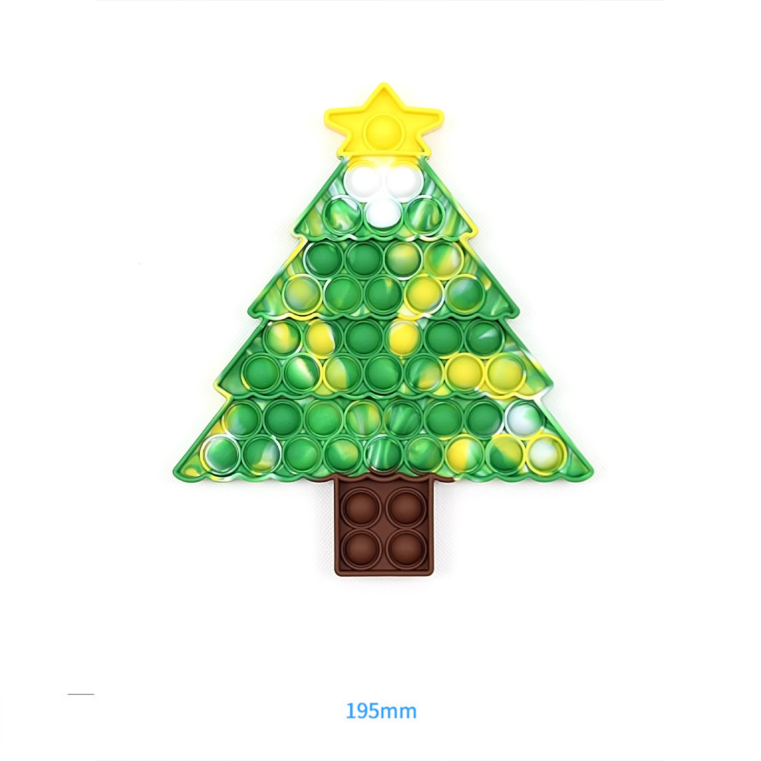 JSBlueRidge Toys - Wholesale Fidget Toy - Kids - Holiday Winter Tree Pop It Fidget Kids Toys5