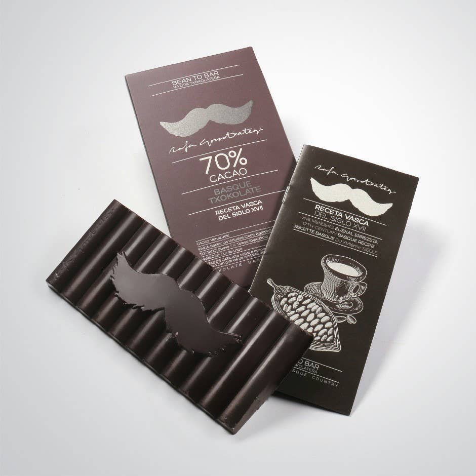 Made in Spain - Vente Barre chocolatée - Txocolate Bean to Bar Basque Txocolate 70% Rafa Gorrotxategi3