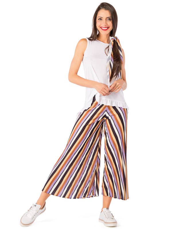 Culottes plisados de georgette para venta al por mayor de ZUMBI Fashion Store