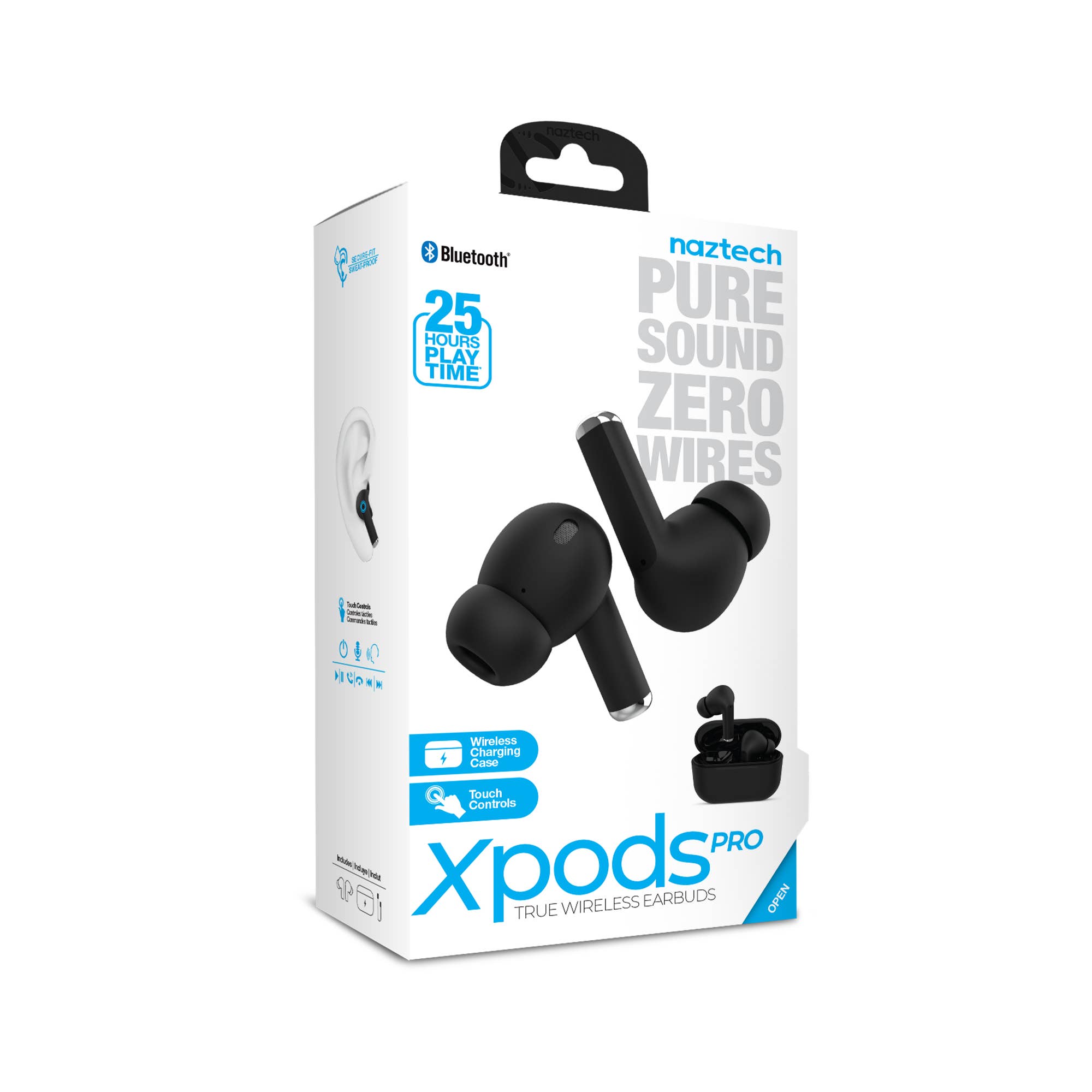 JupiterGear Home - Vente Écouteurs - Naztech Xpods PRO TWS avec boîtier de charge sans fil30